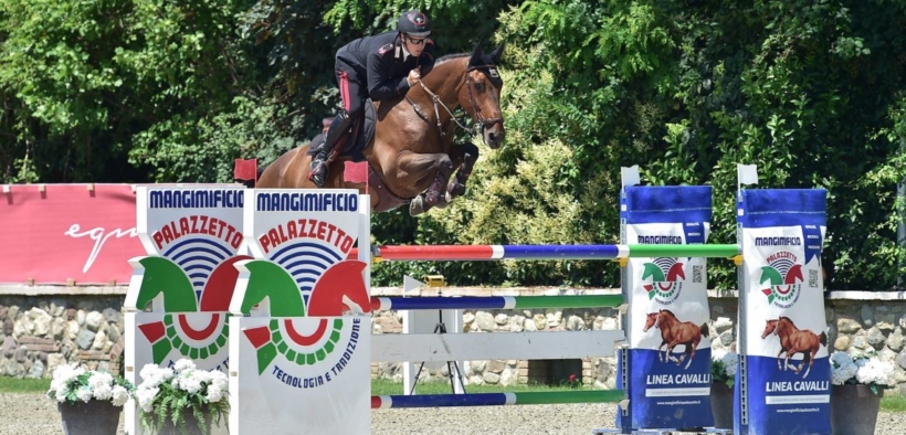 Podio interamente azzurro nella 145 LR di Bedizzole, vince Gaudiano (CSI2*)