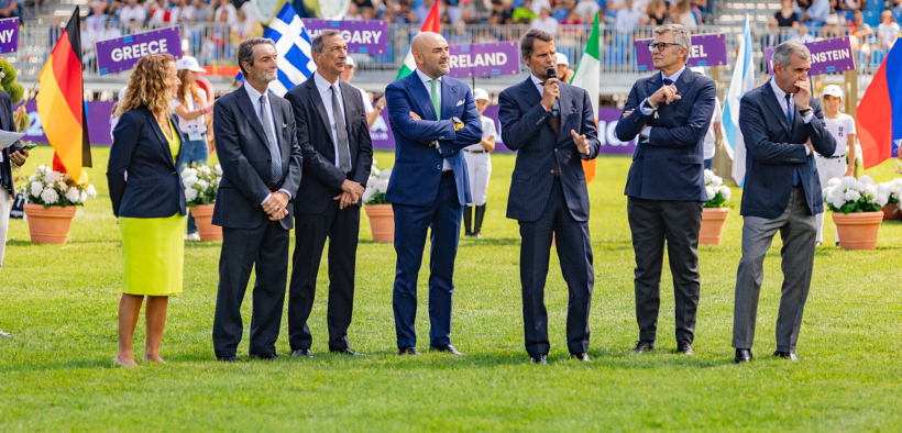 La cerimonia di apertura dell'Europeo di Milano