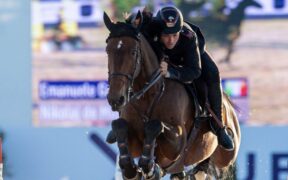 Emanuele Gaudiano ha sfiorato la vittoria nella 150 di Ascona (CSI4*)