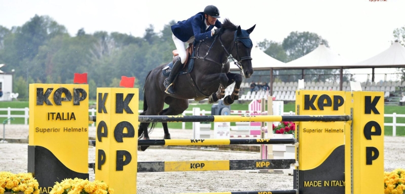 Emiliano Liberati ha sfiorato la vittoria nella 145 inaugurale di Gorla (CSI2*)