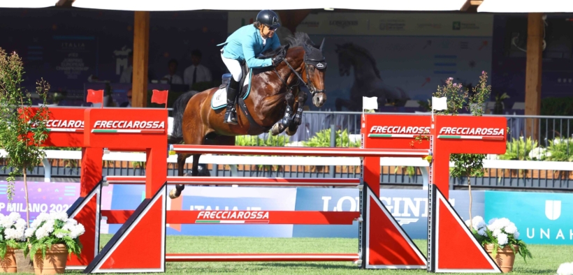 Natale Chiaudani si aggiudica la 145 del CSI2* di Milano San Siro