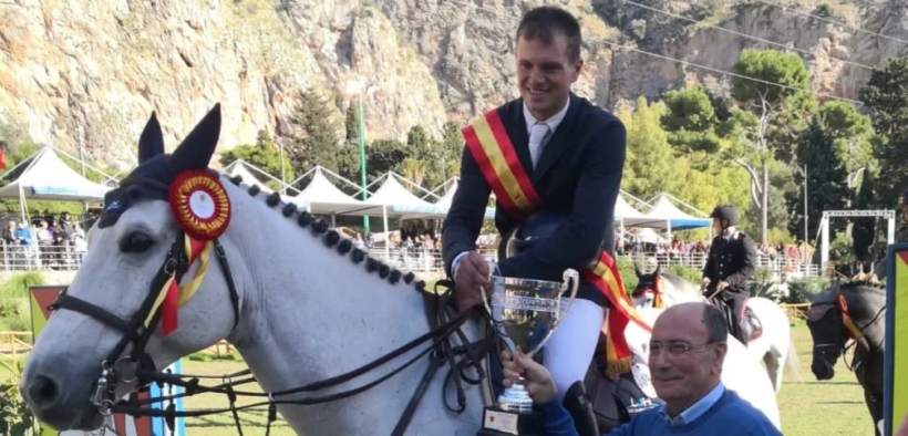 Il belga Genin vince il GP di Palermo, sul podio per l'Italia Luca Coata e Roberto Previtali sul podio del Grand Prix di Palermo (CSI2*)