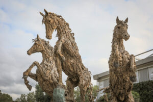 Le sculture equestri di James Doran e la “driftwood art” 3