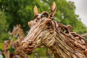 Le sculture equestri di James Doran e la “driftwood art” 6