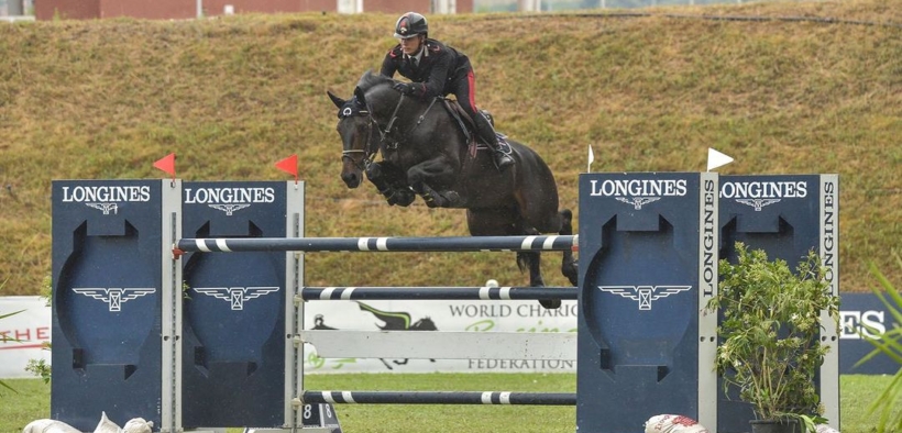 Filippo Codecasa terzo nella 145 inaugurale del CSI3* di Oliva Nova