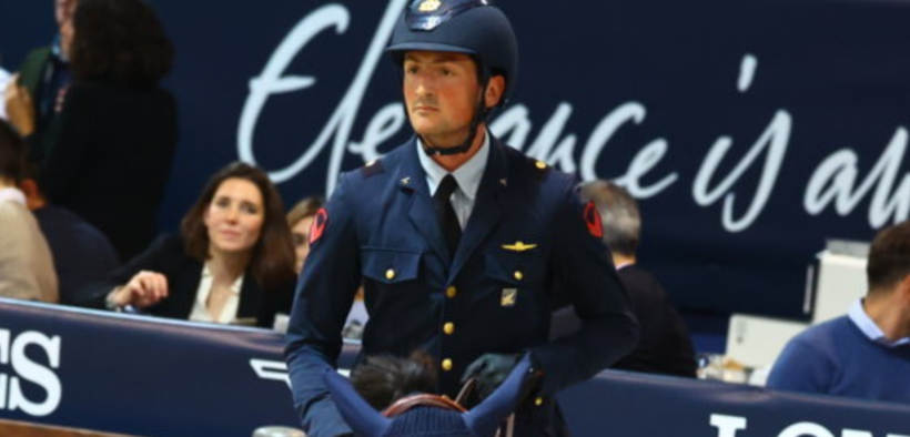 Lorenzo De Luca sul podio della 155 al CHI di Ginevra