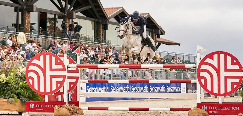 Quarto posto di Luca Moneta nella 145 del CSI3* di Oliva Nova