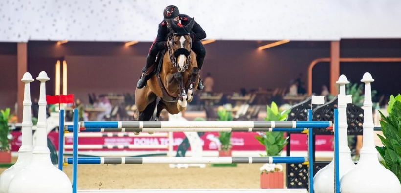 Altro successo di Gaudiano a Doha: sua anche la 150 LR (CSI4*)