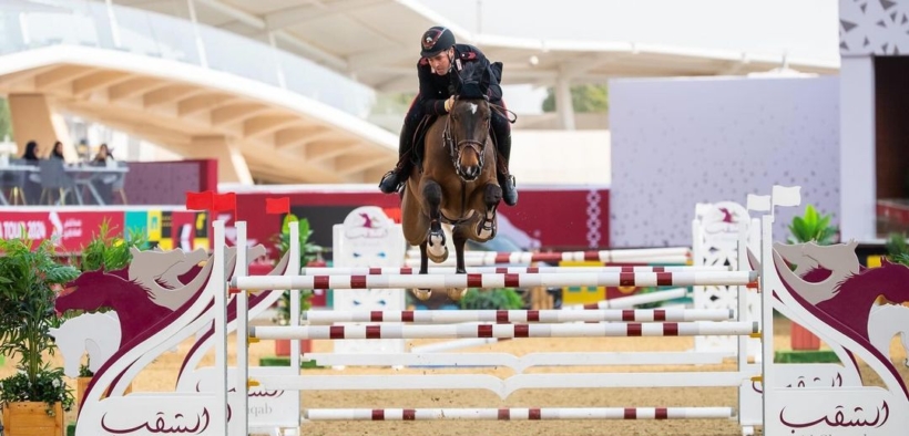 Gaudiano vince la 145 LR di apertura del CSI2* di Doha