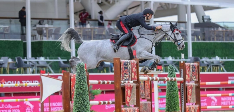 Roberto Previtali secondo nel GP CSI2* di Doha