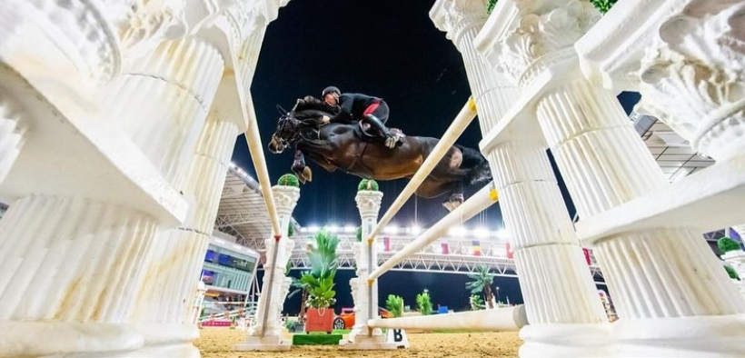 Buon inizio di Gaudiano ad Al Shaqab, secondo nella 145 LR del CSI3*