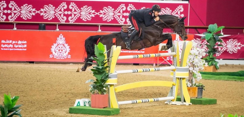Gaudiano inizia con il piede giusto a Doha, vince la 145 LR del CSI3*