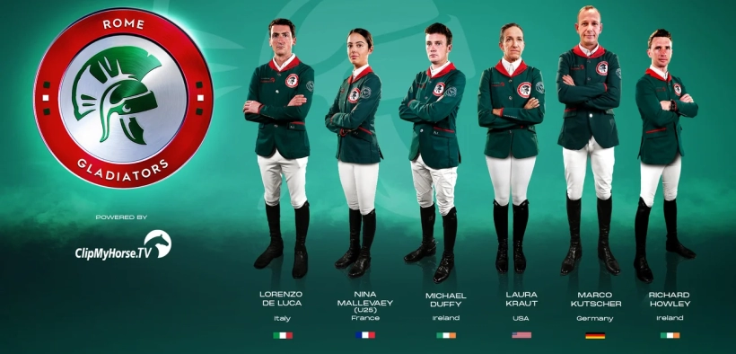I Rome Gladiators ingaggiano 4 nuovi cavalieri per la formazione GCL 2024
