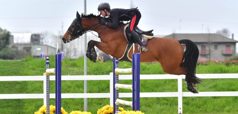 Francesco Correddu ha sfiorato la vittoria nella 150 LR di Gorla Minore (CSI3*)