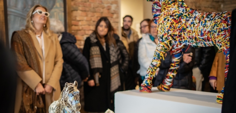 Successo per il vernissage della mostra: Cavalli Forza Eleganza e Arte a Città della Pieve