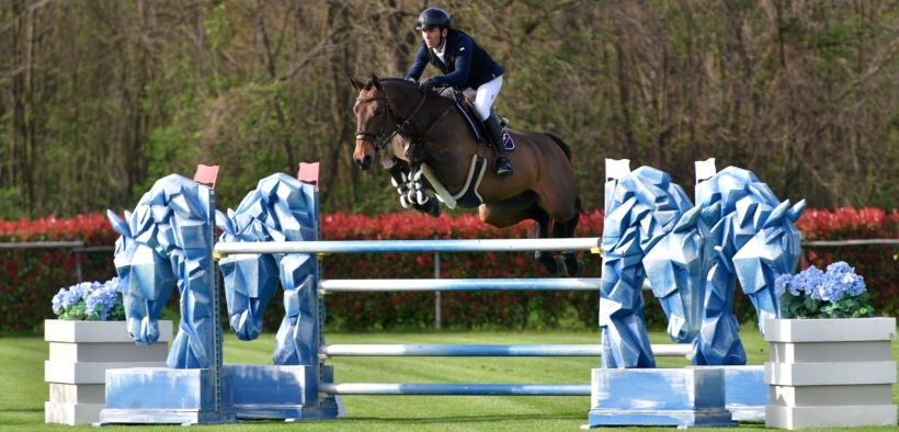 Quarto posto di Riccardo Pisani nella 145 LR di Gorla Minore (CSI3*)