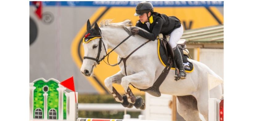 145 Montefalco podio tutto azzurro con la vittoria di Manzetti (CSI4*)