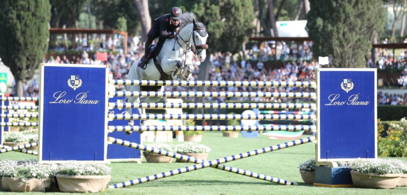 CSIO5* Roma: trionfo di Gaudiano nella Sei Barriere Loro Piana a 1.95 mt