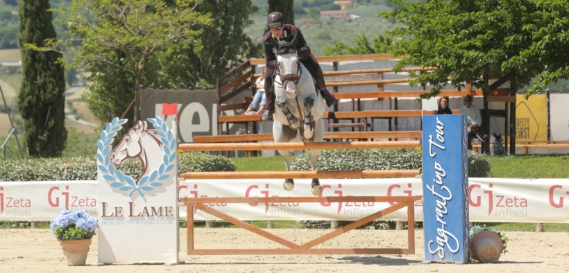 Gaudiano imbattibile nella 145 LR di Montefalco (CSI4*)