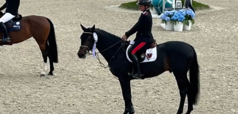 Terzo posto di Filippo Codecasa nella 145 LR di St. Tropez - Grimaud (CSI4*)