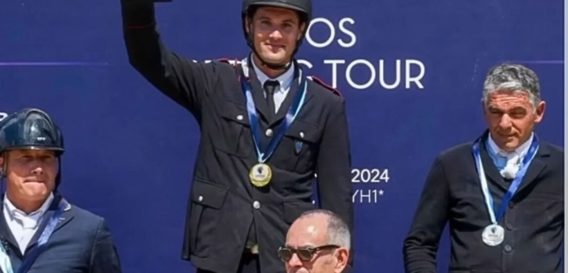 Vittoria di Roberto Previtali nel GP di Thessaloniki, Messersì terzo (CSI2*)