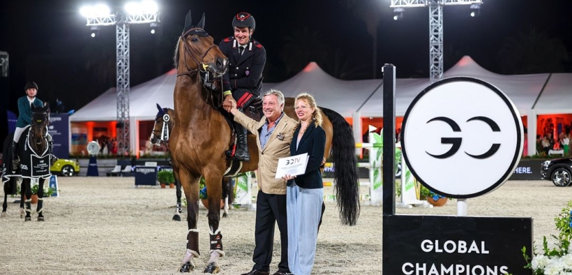 Gaudiano sul podio della 145 di Cannes (CSI5*)