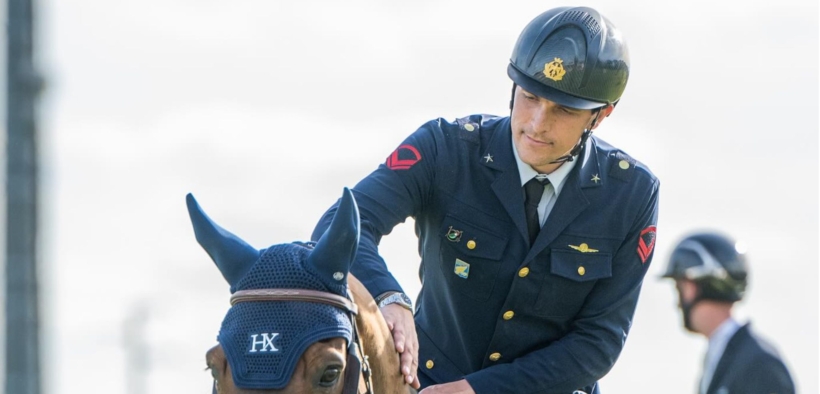 Giampiero Garofalo ha sfiorato la vittoria nella 145 di Kronenberg (CSI2*)