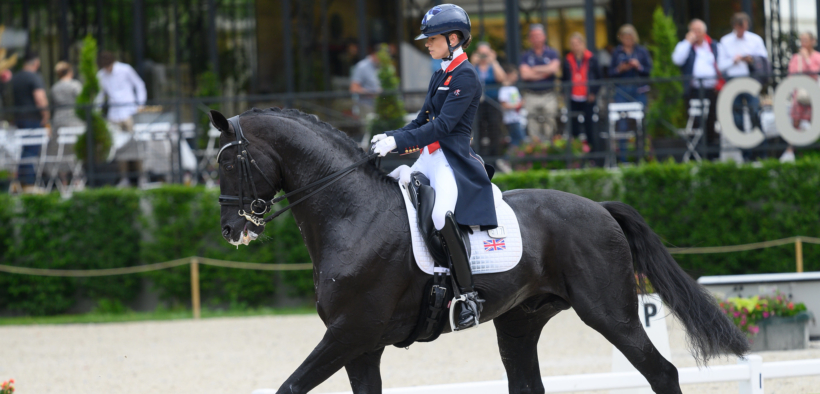 La selezione britannica per il Dressage di Parigi 2024