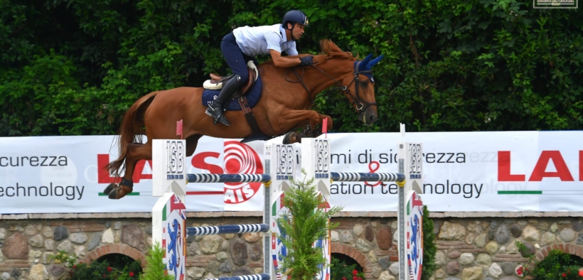 Vittoria di Emilio Bicocchi nella 145 LR di Bedizzole; Moneta 2° (CSI3*)