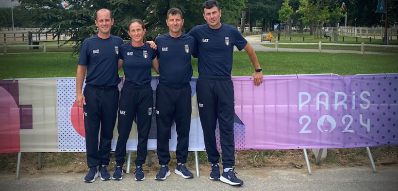Paris 2024: l'Italia Team del Completo è giunta a Versailles