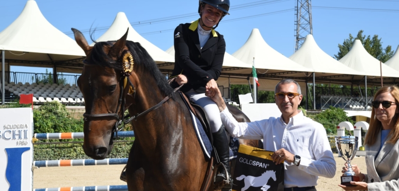 Sofia Manzetti sfiora la vittoria nella 145 LR di San Giovanni in Marignano; Massimo Grossato 3° (CSI2*)
