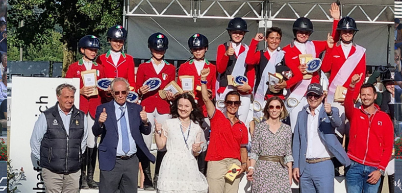 Children azzurri in Piazza d'Onore nella Coppa delle Nazioni di Zurigo - Dielsdorf