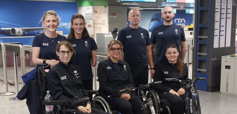 Paraolimpiadi Parigi 2024: la squadra azzurra è arrivata a Parigi