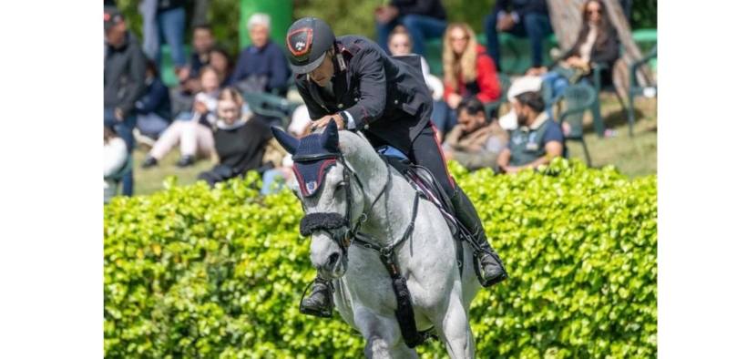 Podio interamente azzurro nella 145 LR di Cervia, la vittoria a Previtali (CSI3*)