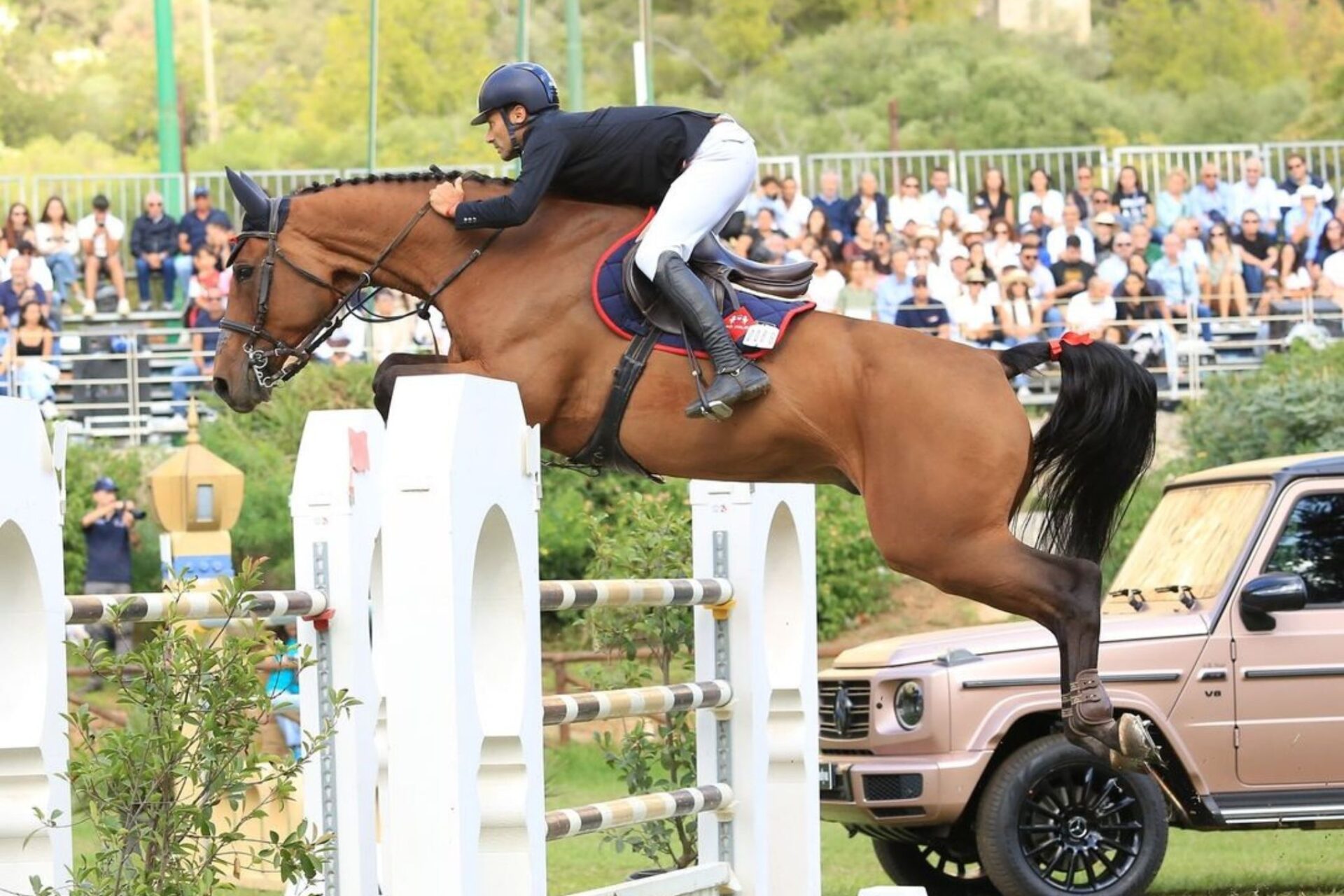 A Gianluca Gregorio Quondam il Grand Prix del CSI3* di Palermo, Simonetti 2°
