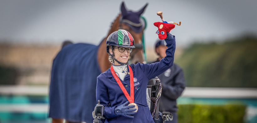 Paralimpiadi Parigi 2024: bronzo per Sara Morganti e Mariebelle