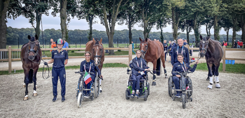 Paralimpiadi Parigi 2024: tutti i cavalli del Team Italy hanno superato la visita preliminare