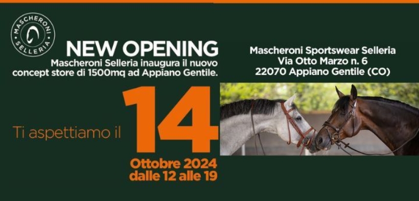 NEW STORE Mascheroni Selleria ad Appiano Gentile (CO)! 1