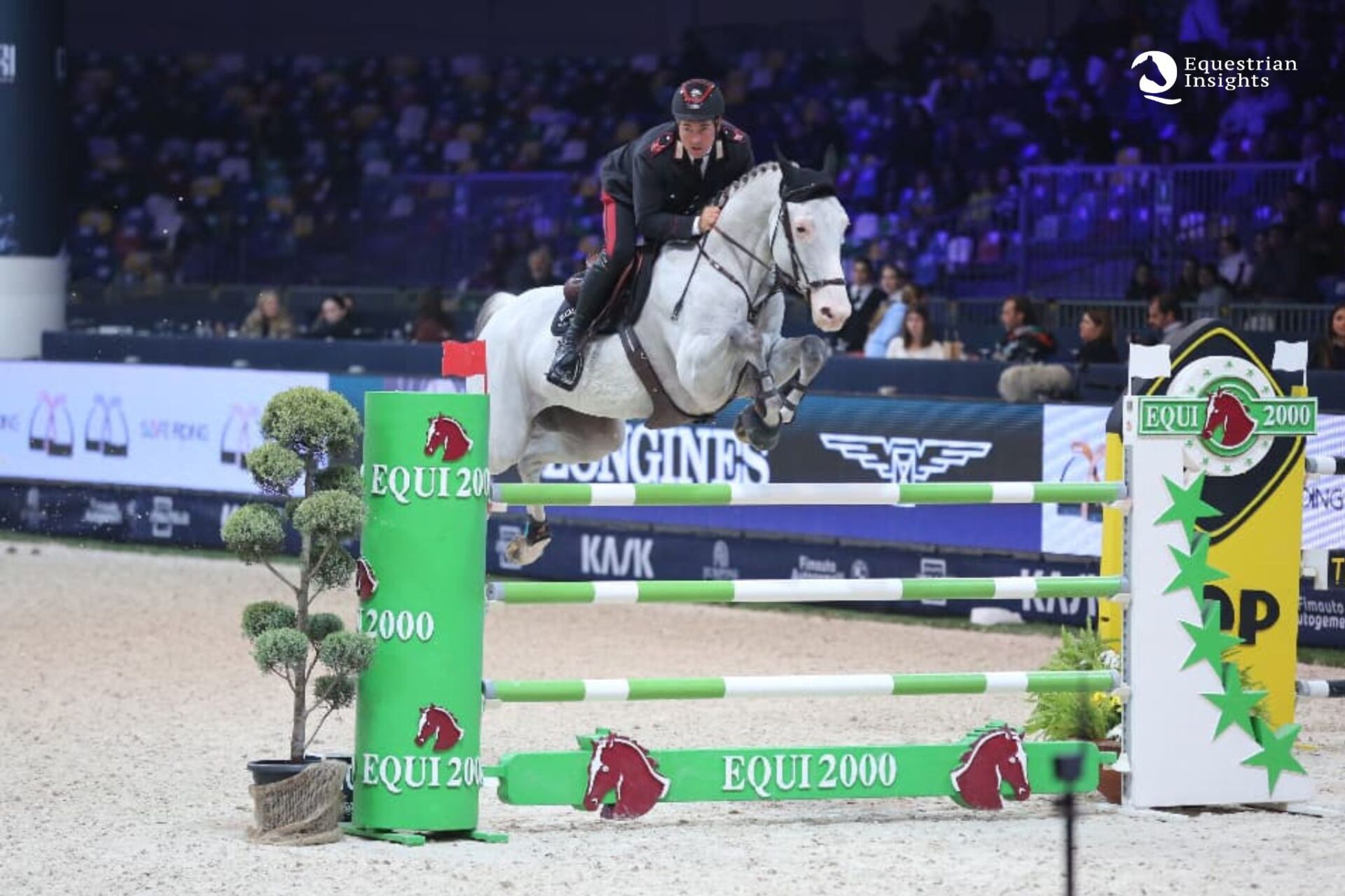 Emanuele Gaudiano firma la 145 a fasi di apertura del CSI5*-W di Verona