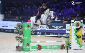 Emanuele Gaudiano firma la 145 a fasi di apertura del CSI5*-W di Verona