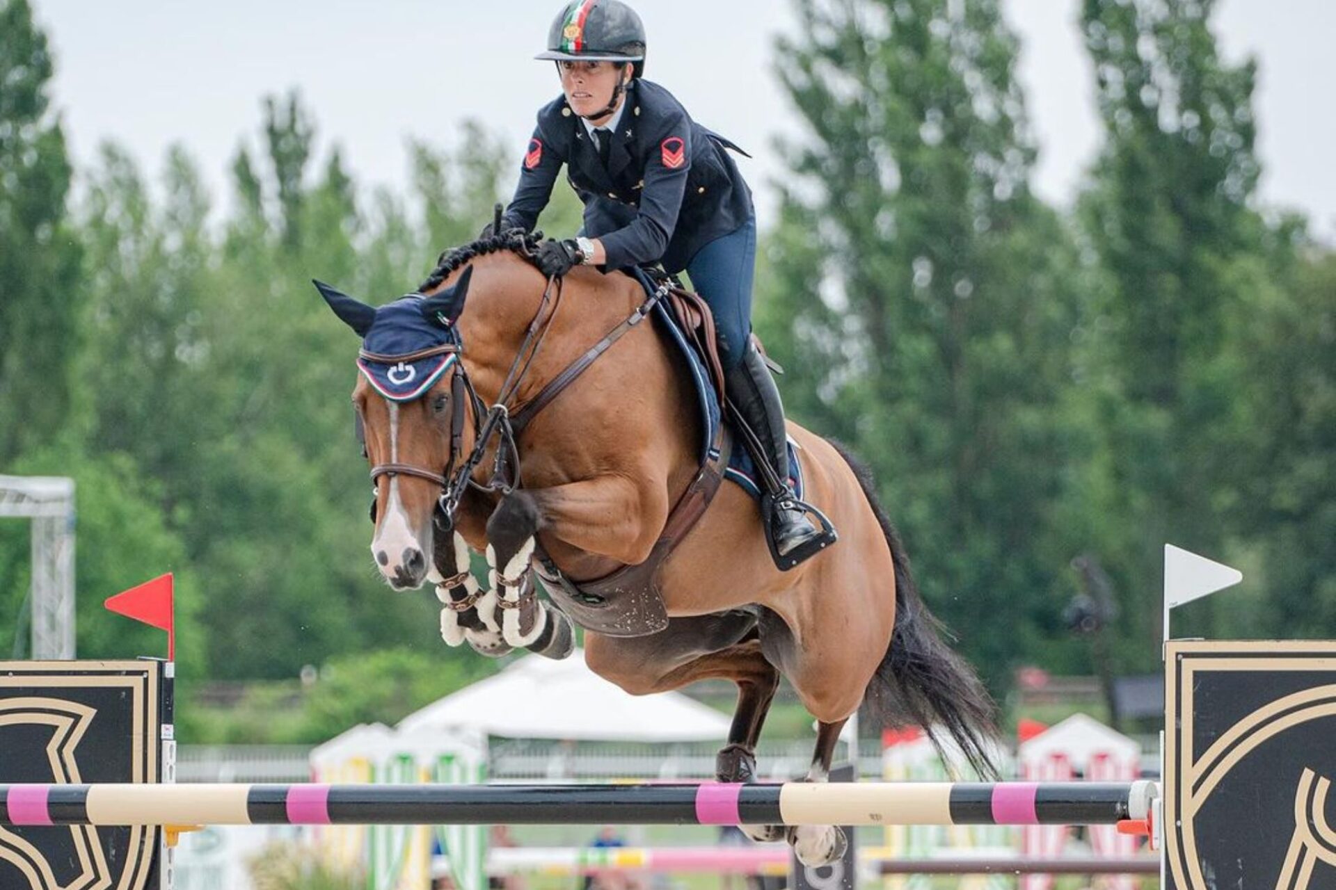 Giulia Martinengo in Piazza d’Onore nella 145 di Stuttgart (CSI5*-W)
