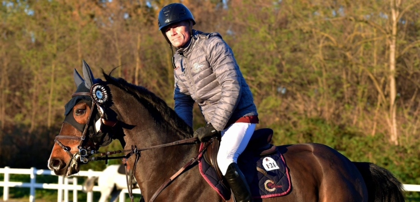 Massimo Fiocchi terzo nella 145 LR del CSI2* di Gorla Minore