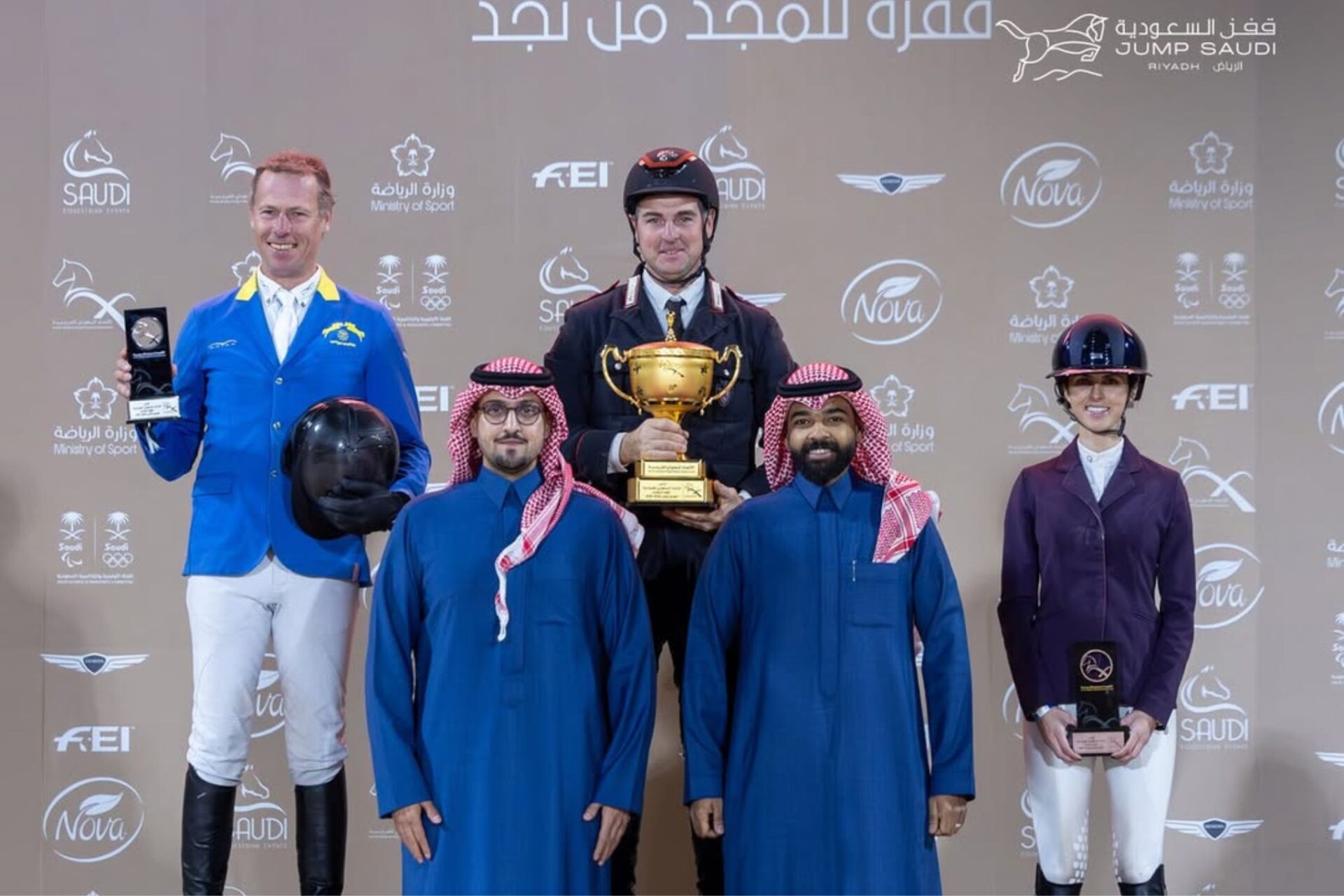 Gaudiano al top: vince la 150 LR di Riyadh (CSI5*-W)