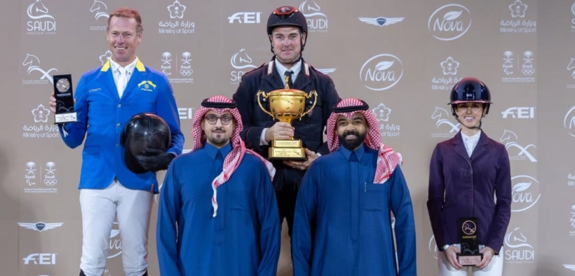 Gaudiano al top: vince la 150 LR di Riyadh (CSI5*-W)