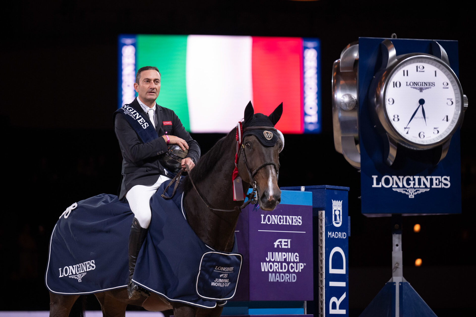 Il GP di Coppa del Mondo di Madrid è azzurro con il trionfo di Bucci (CSI5*-W)