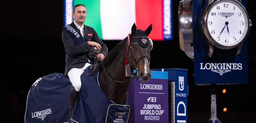Il GP di Coppa del Mondo di Madrid è azzurro con il trionfo di Bucci (CSI5*-W)