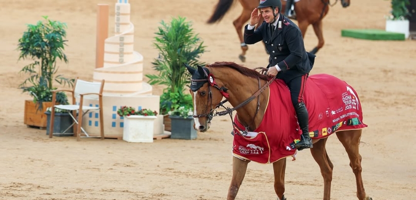 145 LR Doha: vittoria di Gaudiano, Previtali in Piazza d'Onore (CSI2*)