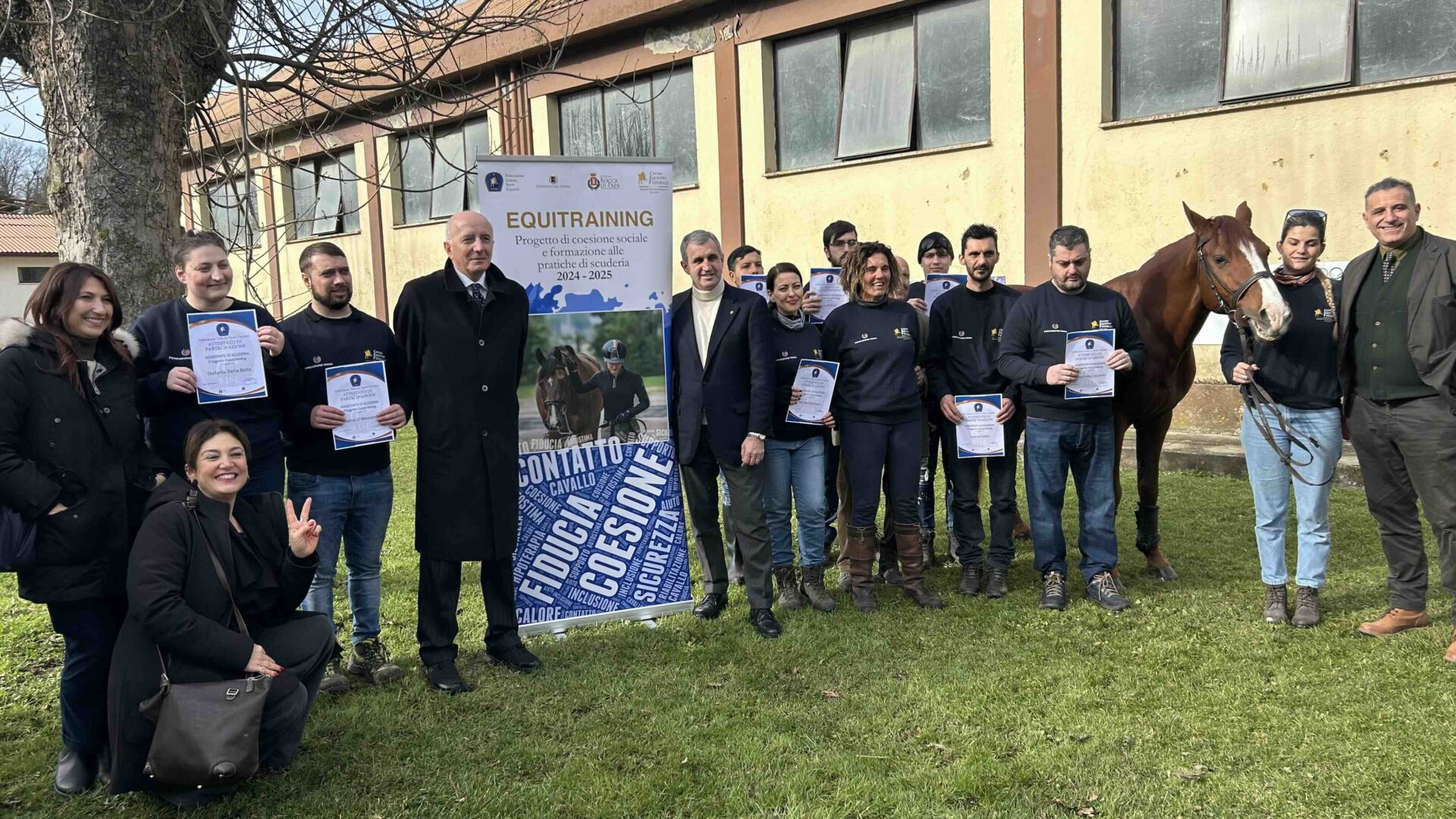 Consegnati i primi attestati dell'anno per Assistenti di Scuderia Equitraining