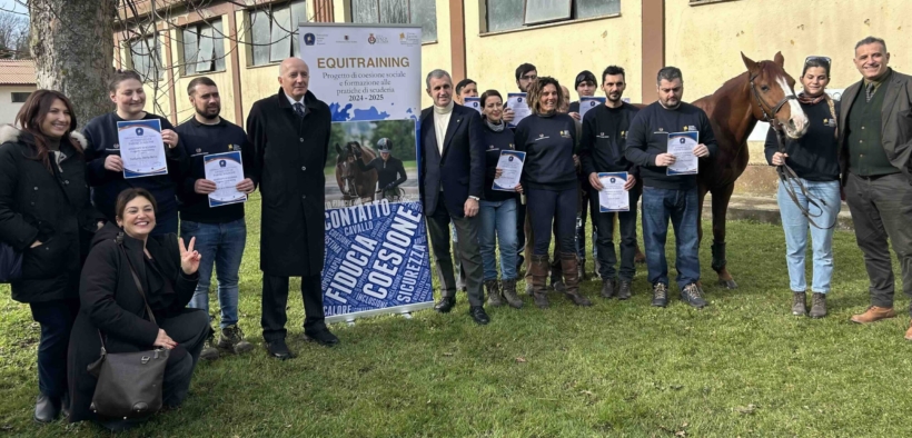 Consegnati i primi attestati dell'anno per Assistenti di Scuderia Equitraining