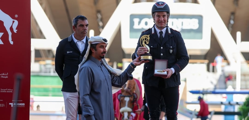 Emanuele Gaudiano imbattibile nella 145 Ranking di Doha (CSI4*)